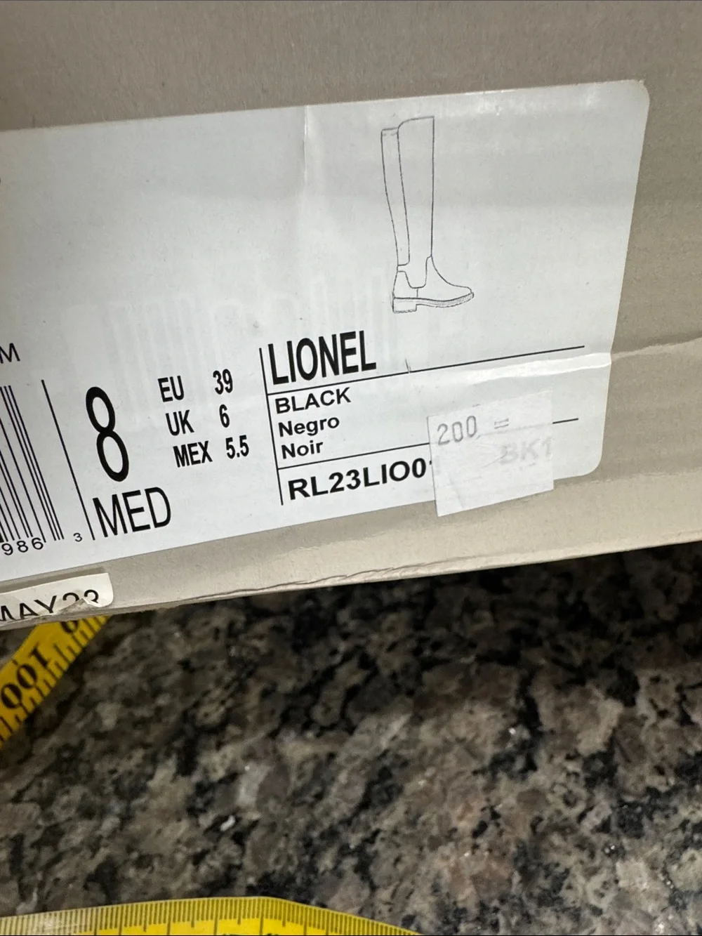 Kenneth Cole Reaction Lionel weaved Black Over-the-Knee riding Boots NEW 8